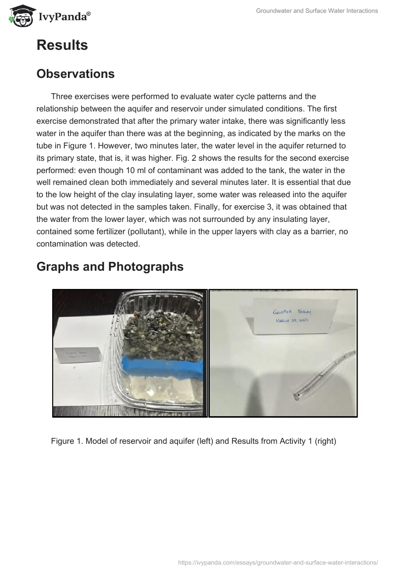 Groundwater and Surface Water Interactions. Page 2