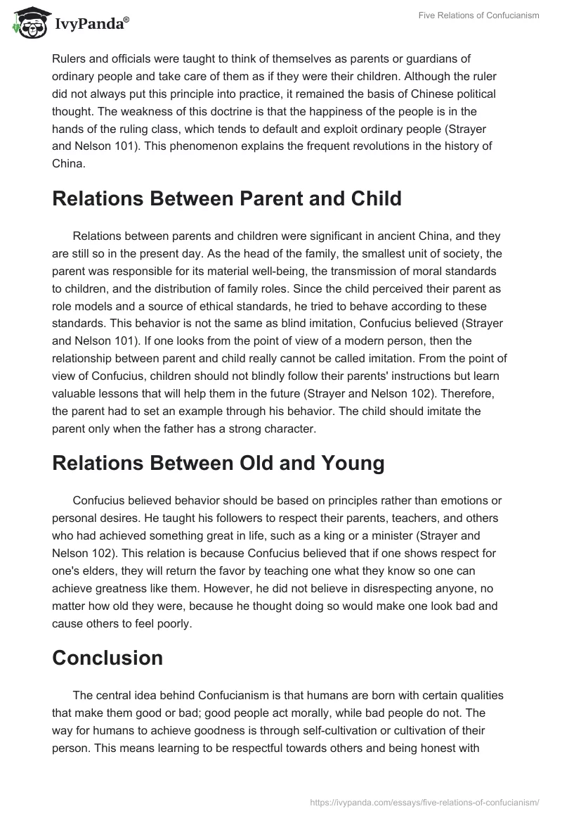 Five Relations of Confucianism. Page 2