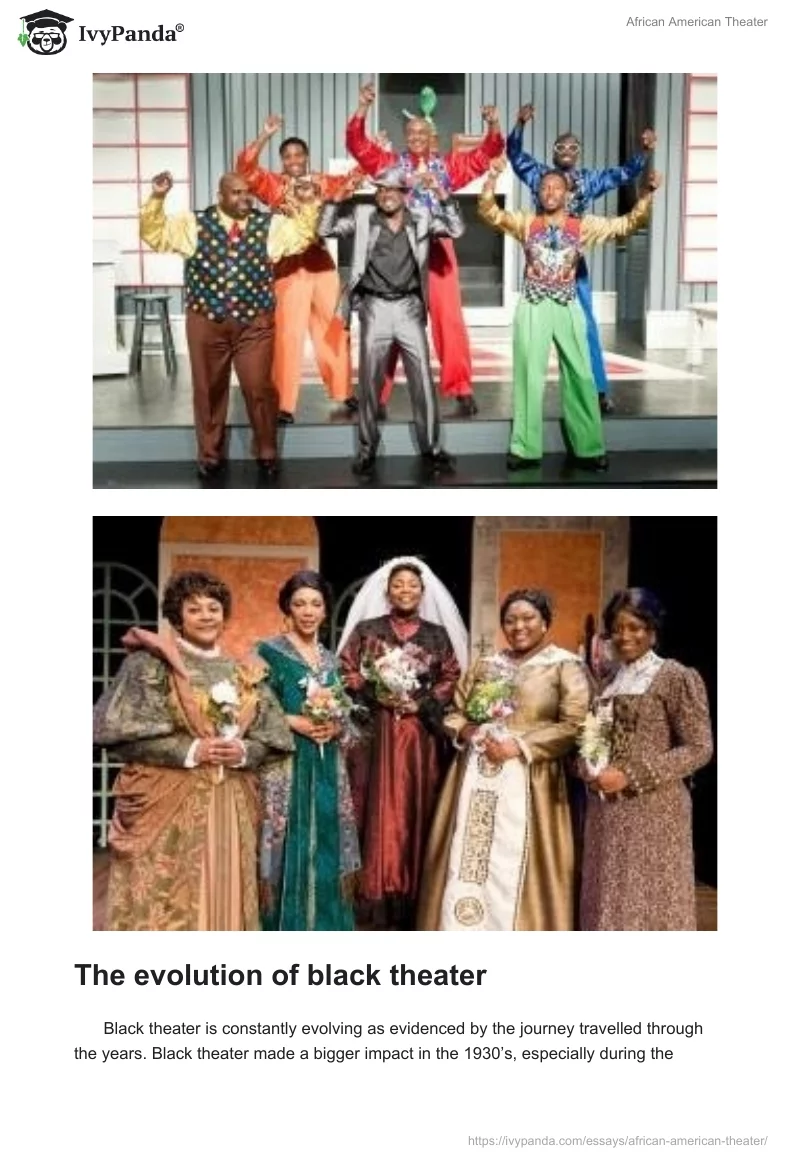 African American Theater. Page 3