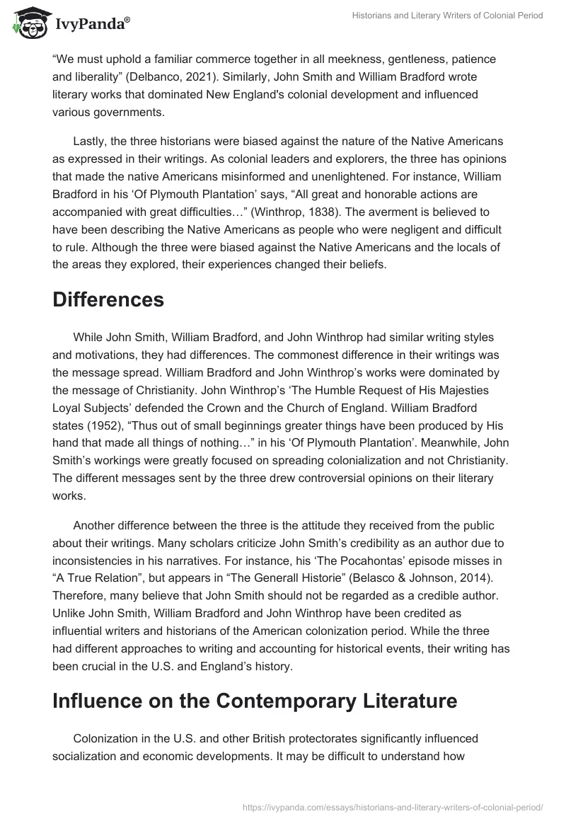 Historians and Literary Writers of Colonial Period. Page 2