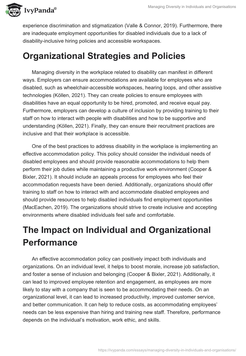 Managing Diversity in Individuals and Organisations. Page 2