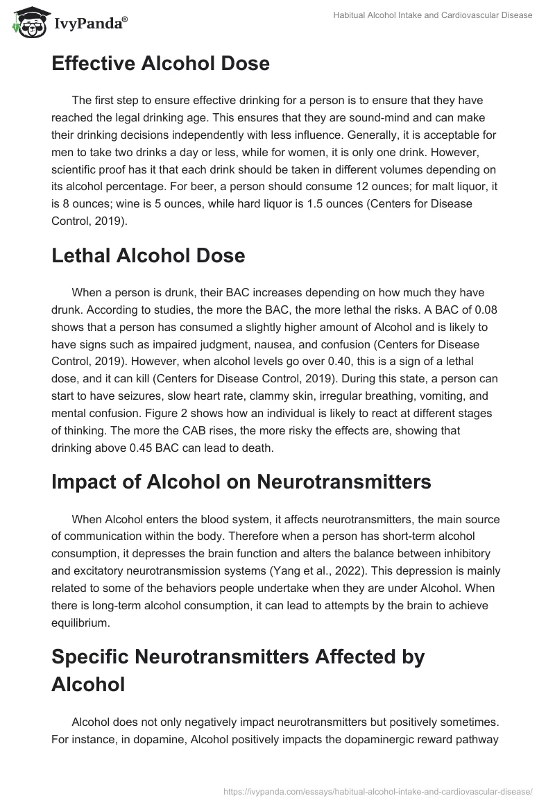 Habitual Alcohol Intake and Cardiovascular Disease. Page 3