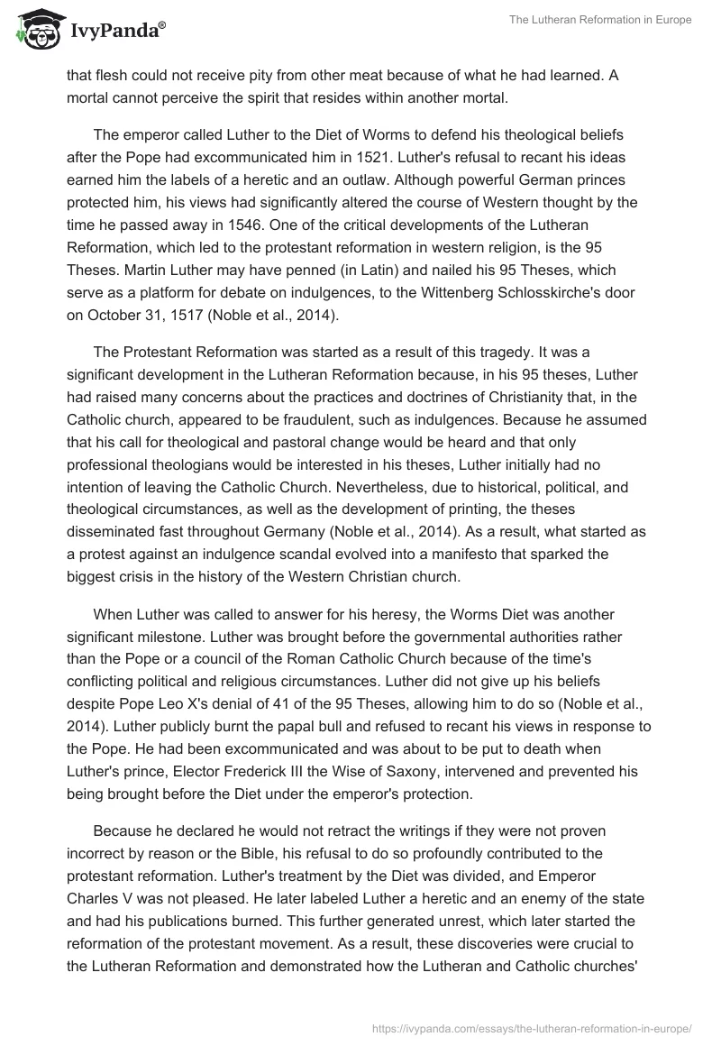 The Lutheran Reformation in Europe. Page 2