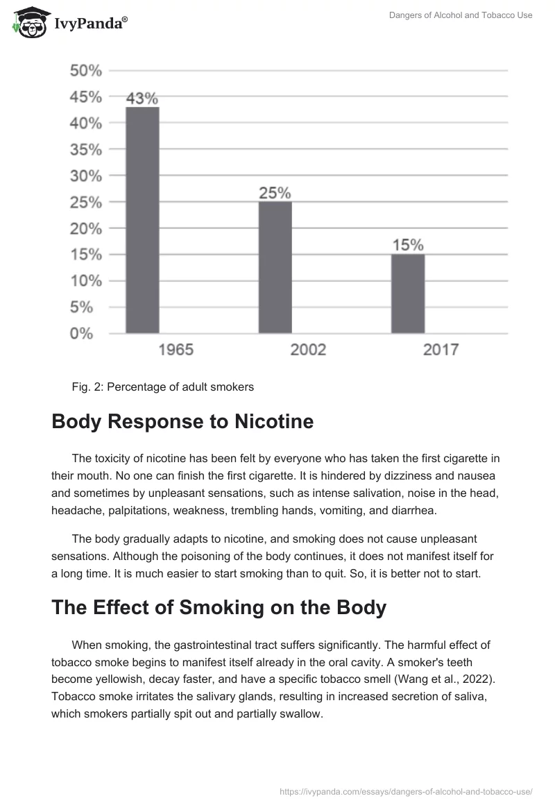 Dangers of Alcohol and Tobacco Use. Page 3