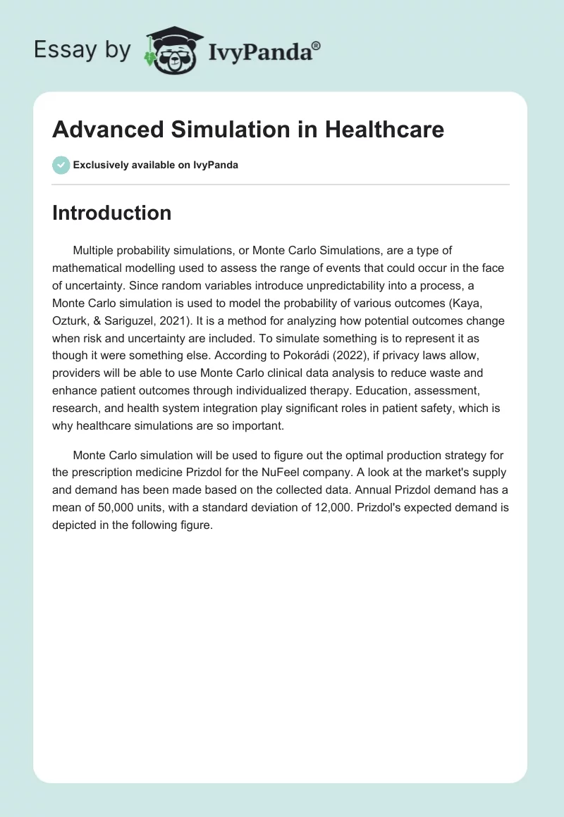 Advanced Simulation in Healthcare. Page 1