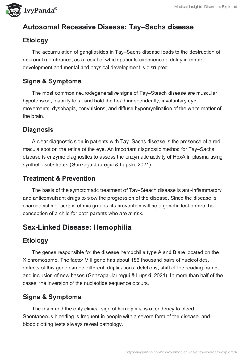 Medical Insights: Disorders Explored. Page 3