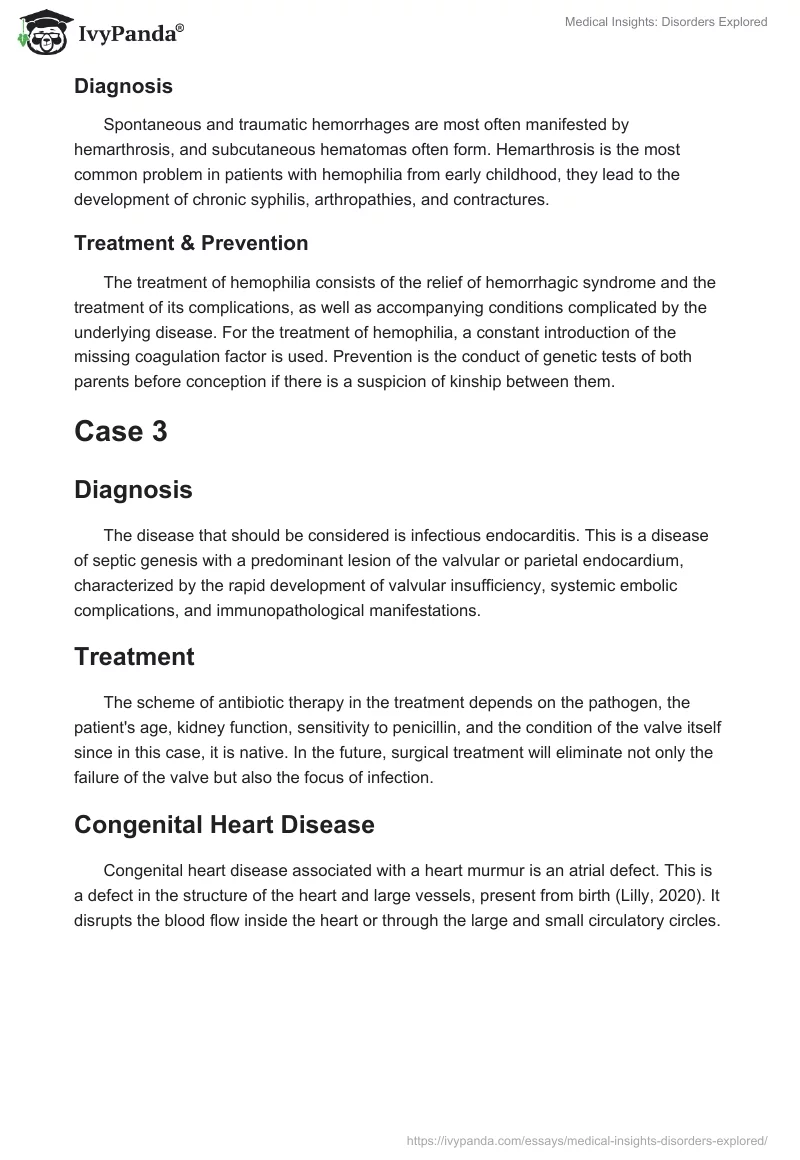 Medical Insights: Disorders Explored. Page 4