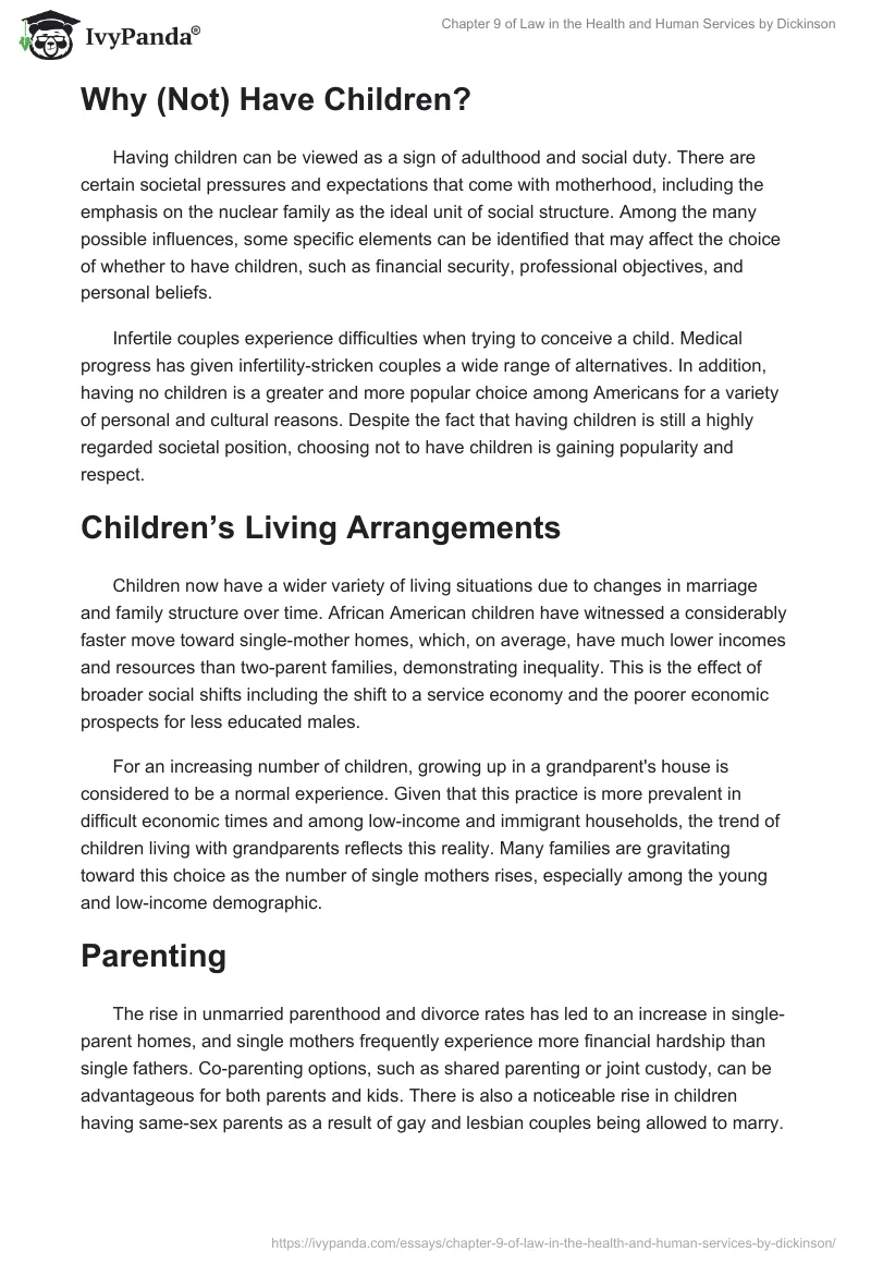 Chapter 9 of Law in the Health and Human Services by Dickinson. Page 2