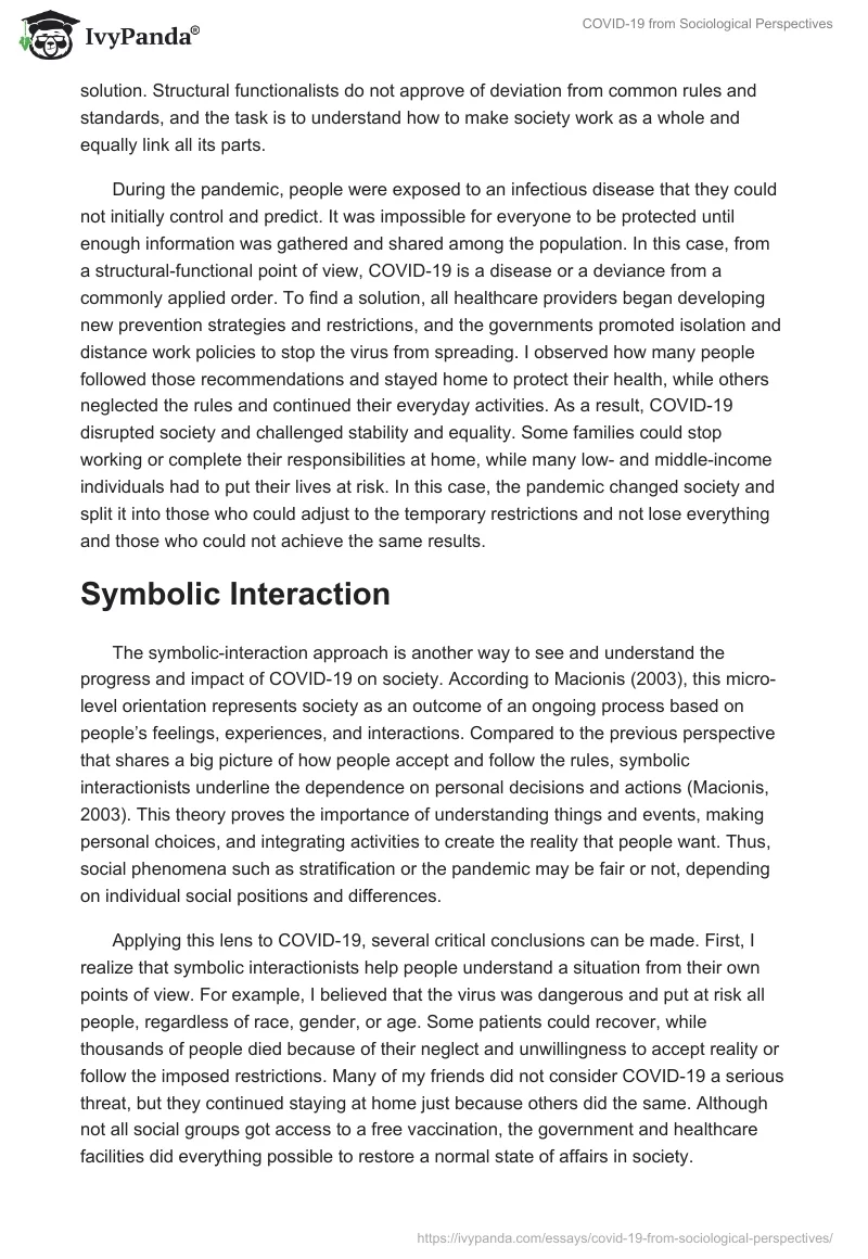 COVID-19 from Sociological Perspectives. Page 2