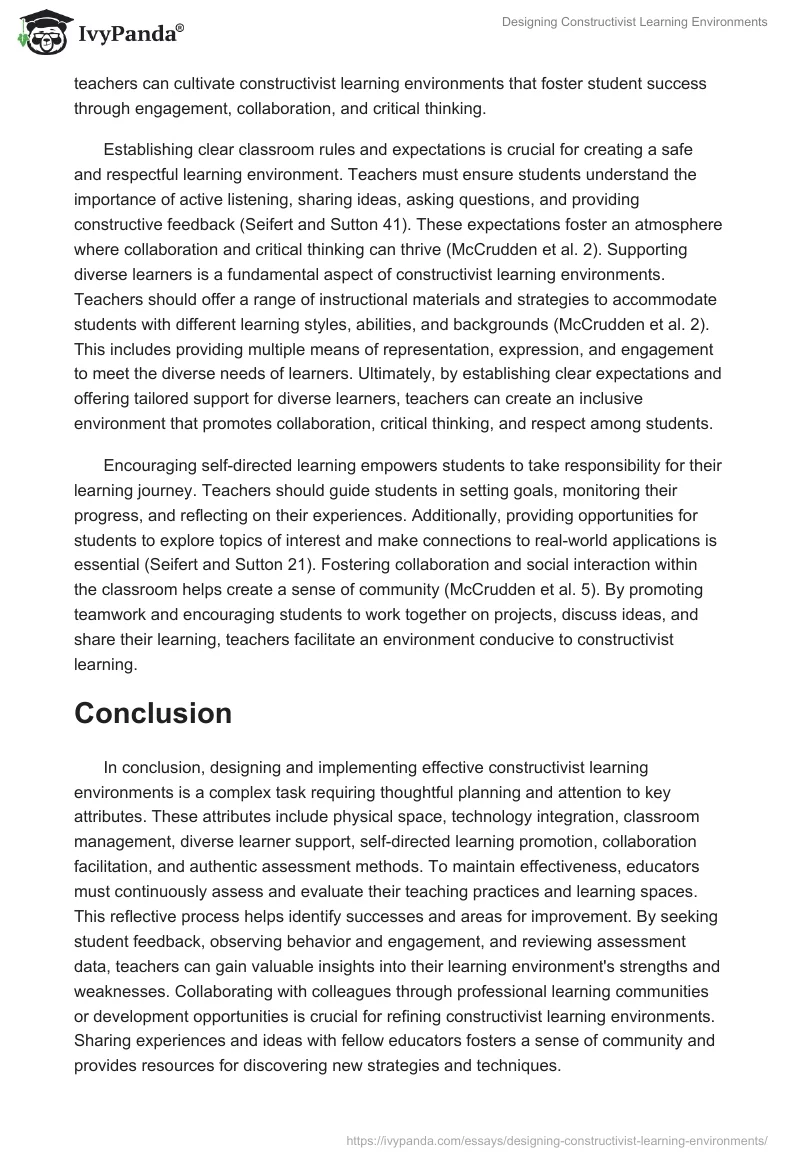 Designing Constructivist Learning Environments. Page 2