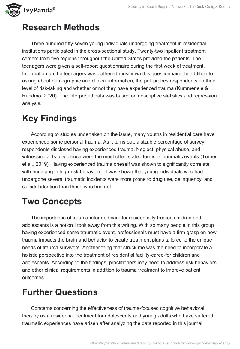 "Stability in Social Support Network…" by Cook-Craig & Koehly. Page 2