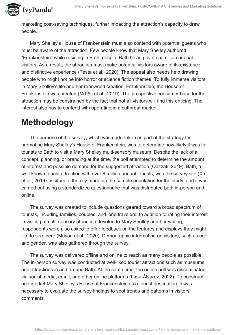 Mary Shelley's House of Frankenstein: Post-COVID-19 Challenges and Marketing Solutions. Page 2