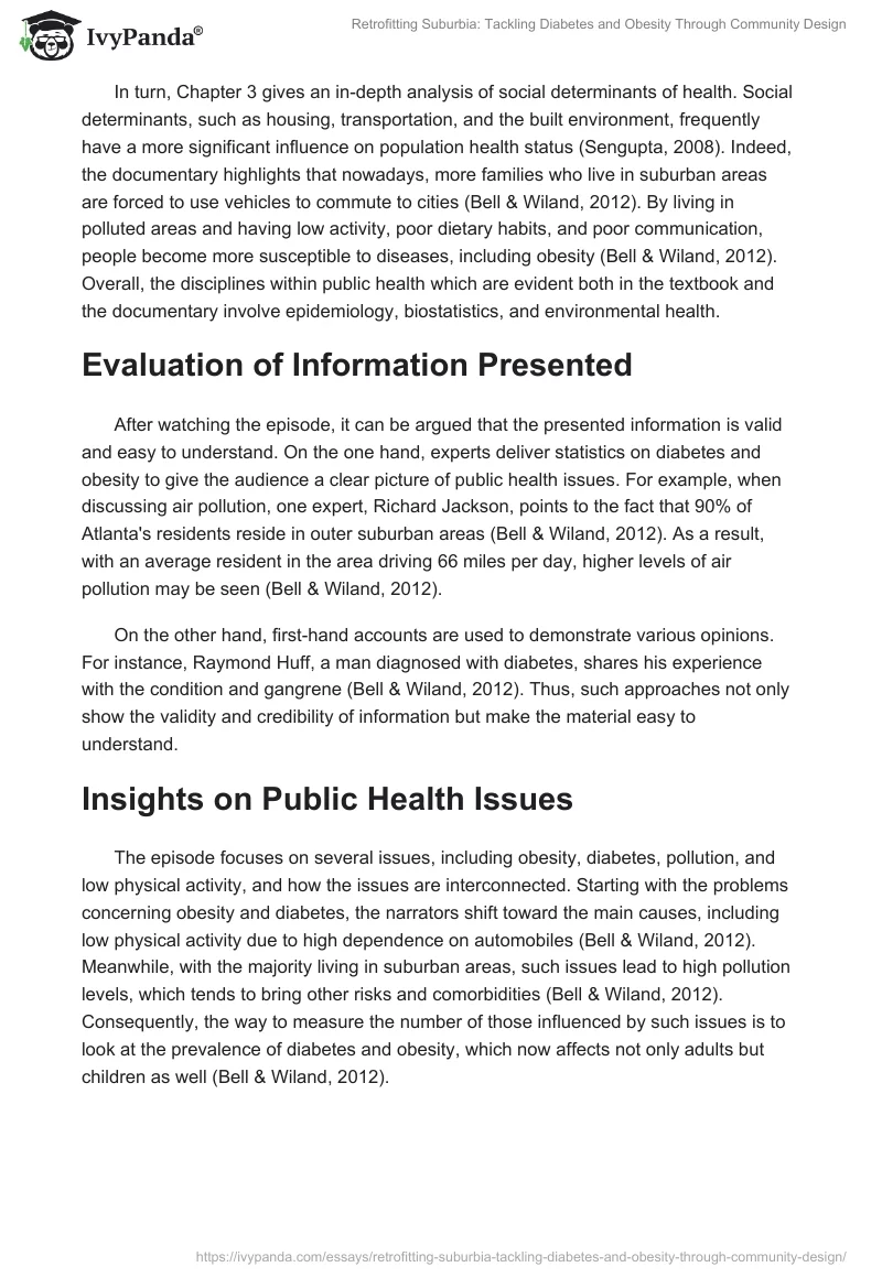 Retrofitting Suburbia: Tackling Diabetes and Obesity Through Community Design. Page 2