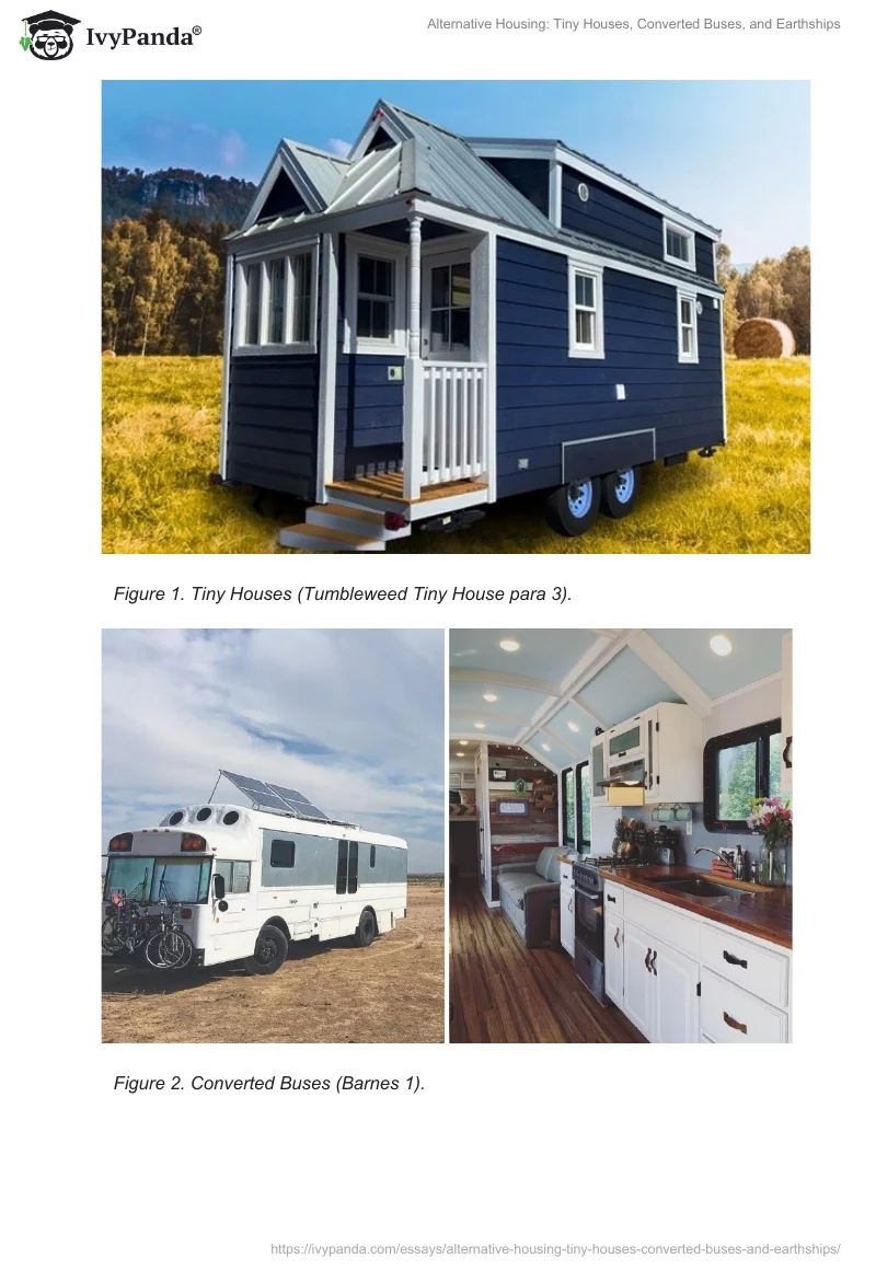 Alternative Housing: Tiny Houses, Converted Buses, and Earthships. Page 2