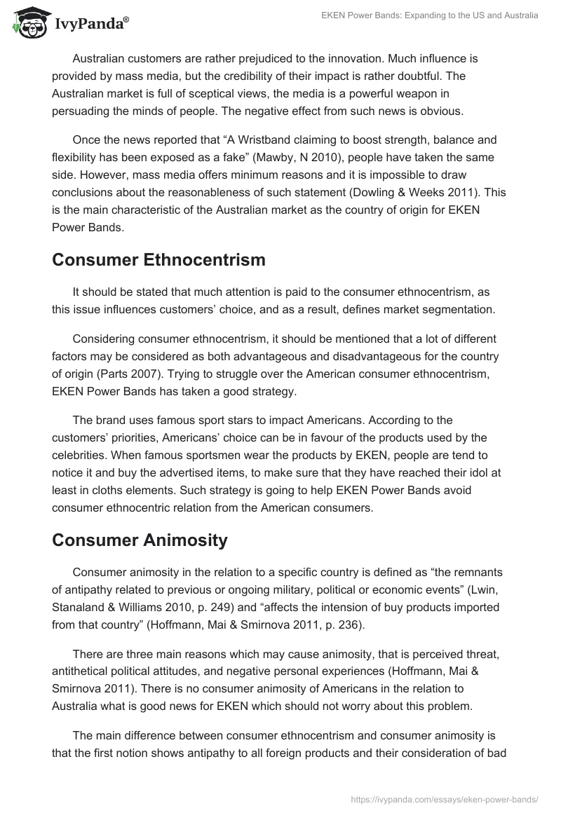 EKEN Power Bands: Expanding to the US and Australia. Page 2