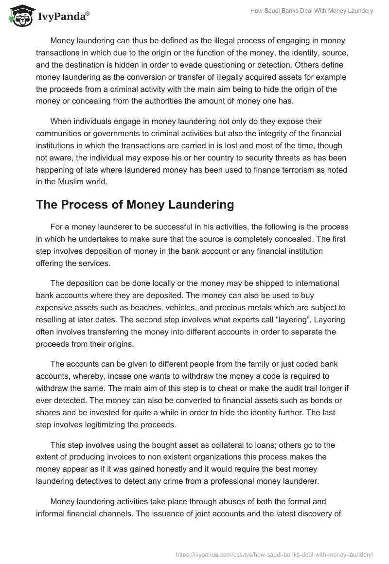 How Saudi Banks Deal With Money Laundery. Page 2