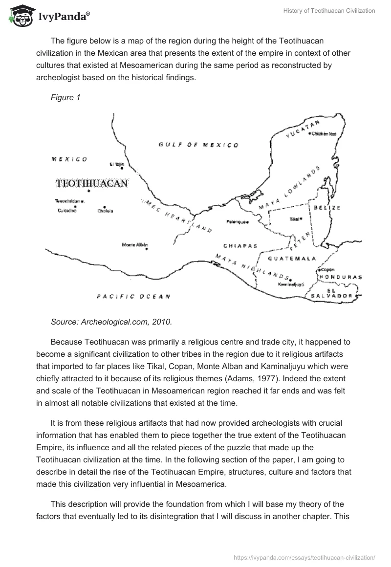History of Teotihuacan Civilization. Page 3