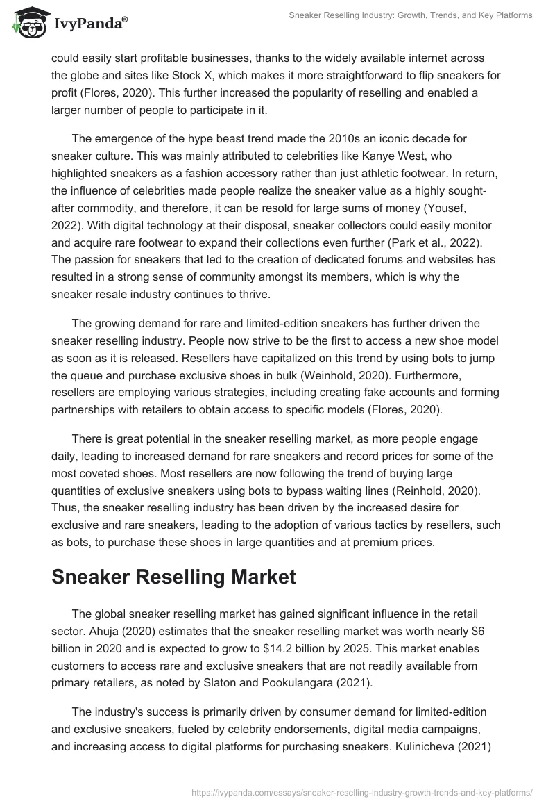 Sneaker Reselling Industry: Growth, Trends, and Key Platforms. Page 2