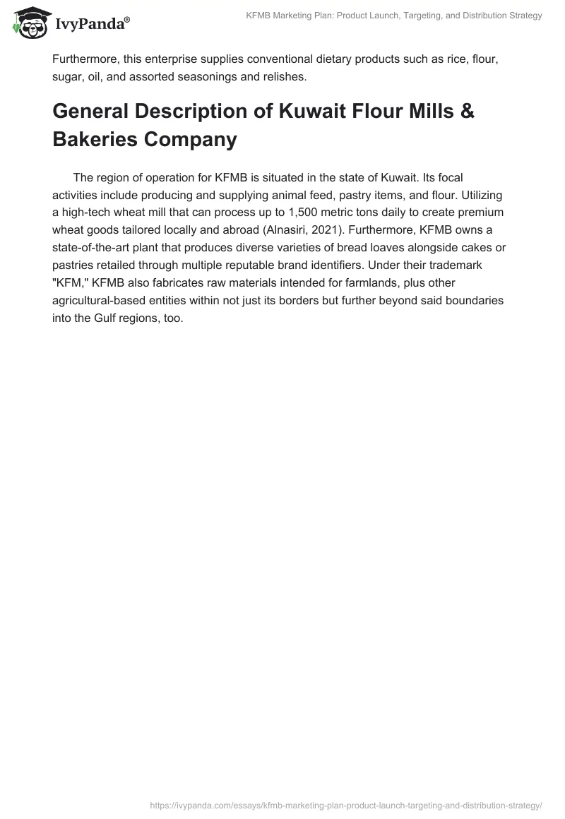 KFMB Marketing Plan: Product Launch, Targeting, and Distribution Strategy. Page 2
