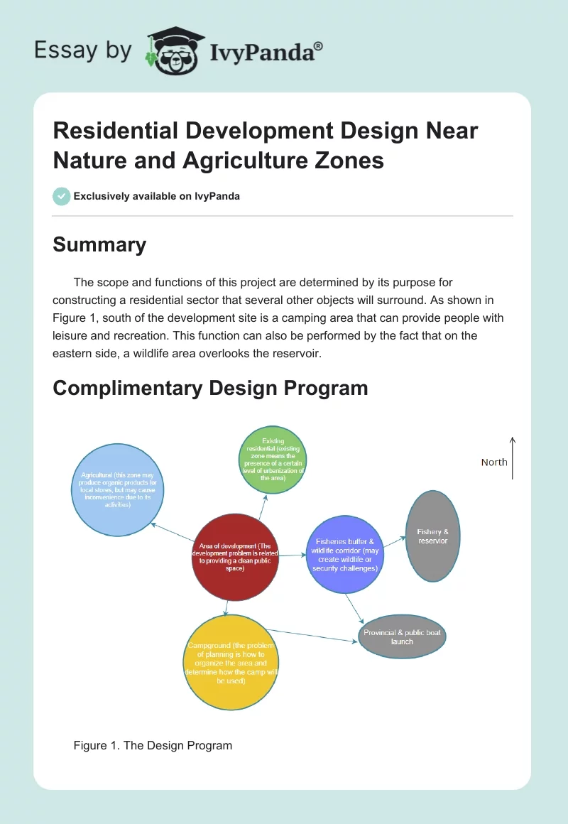 Residential Development Design Near Nature and Agriculture Zones. Page 1