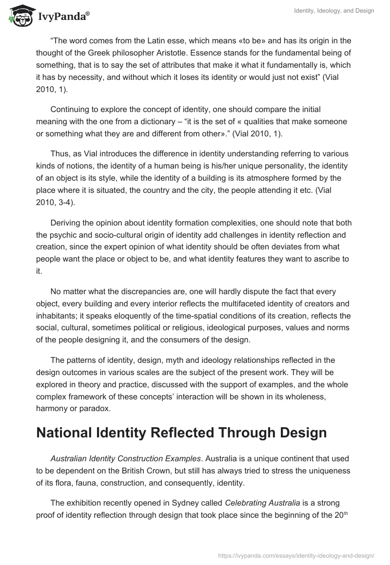 Identity, Ideology, and Design. Page 2