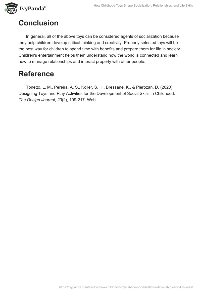 How Childhood Toys Shape Socialization, Relationships, and Life Skills. Page 2