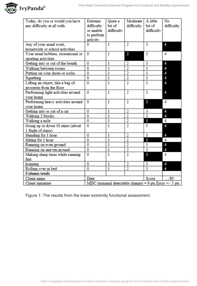 One-Week Corrective Exercise Program for Functional and Mobility Improvement. Page 2