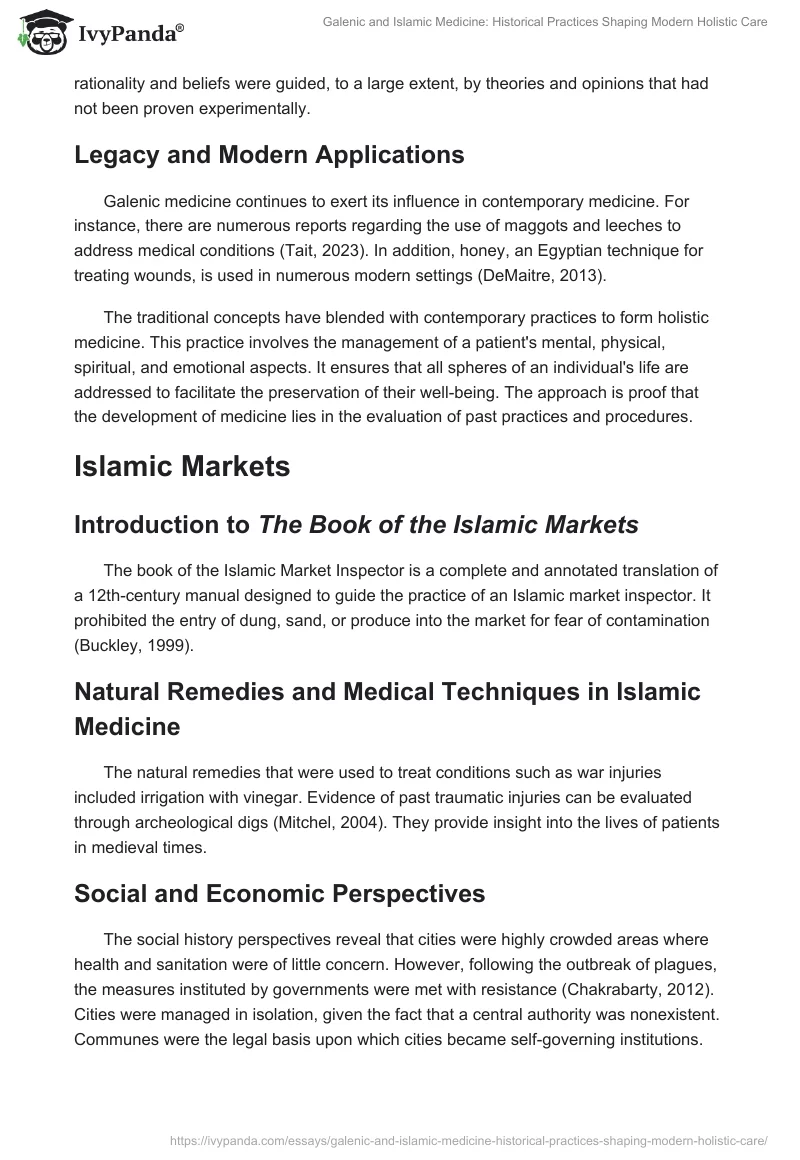 Galenic and Islamic Medicine: Historical Practices Shaping Modern Holistic Care. Page 2