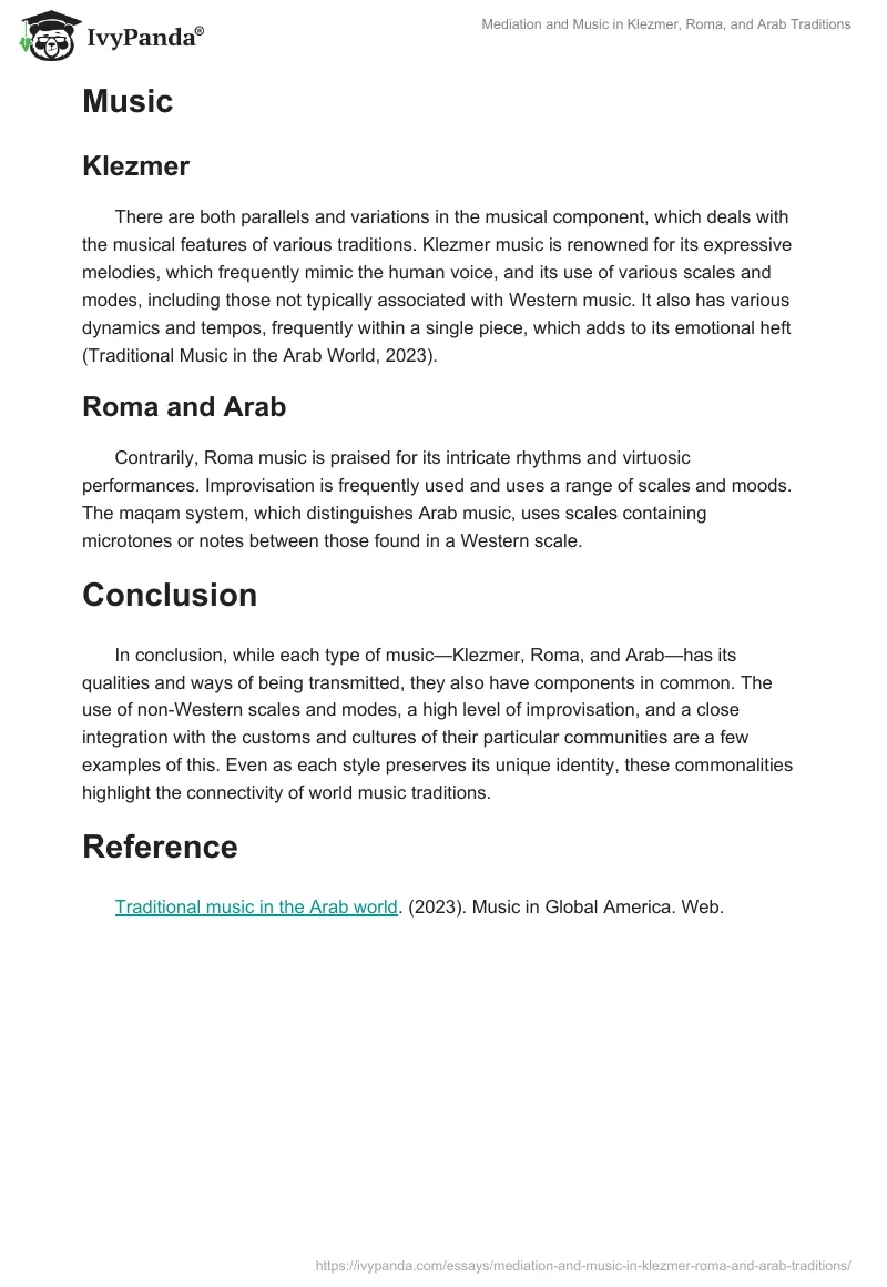 Mediation and Music in Klezmer, Roma, and Arab Traditions. Page 2