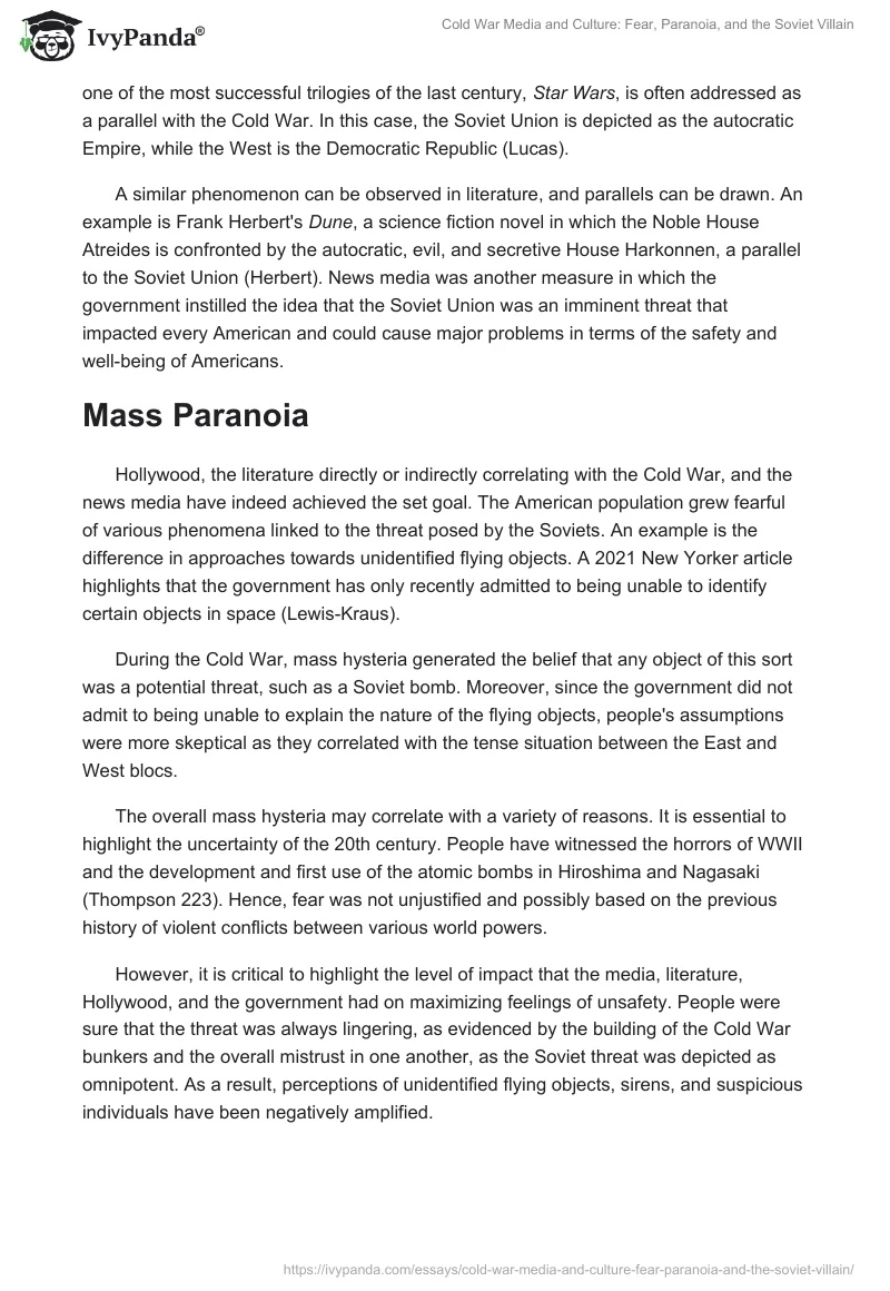 Cold War Media and Culture: Fear, Paranoia, and the Soviet Villain. Page 2