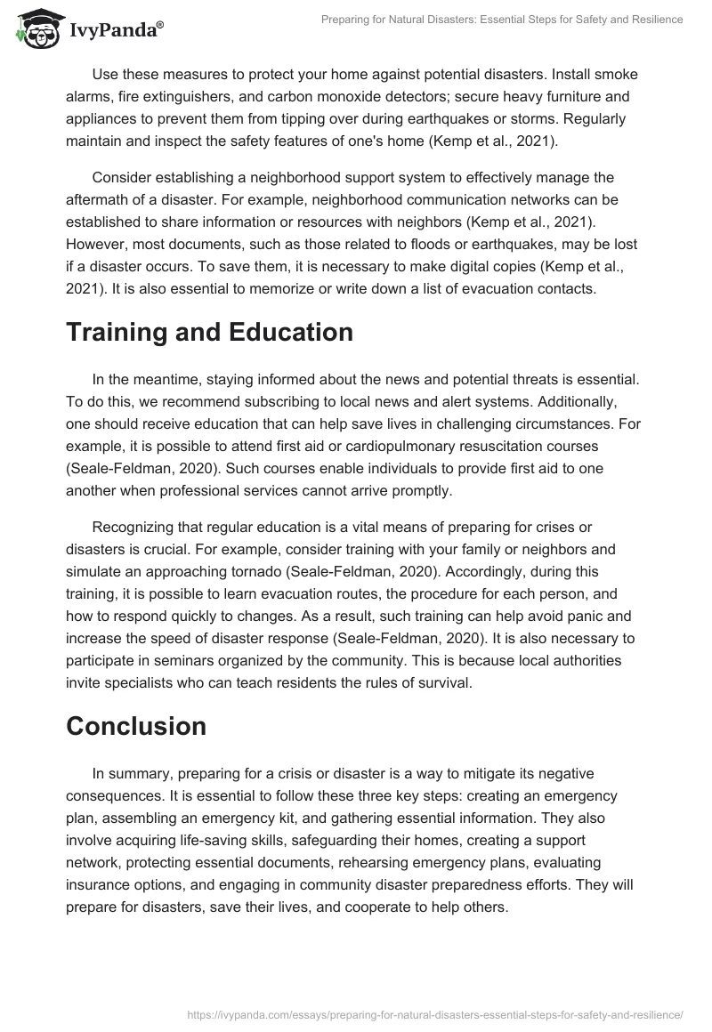 Preparing for Natural Disasters: Essential Steps for Safety and Resilience. Page 2