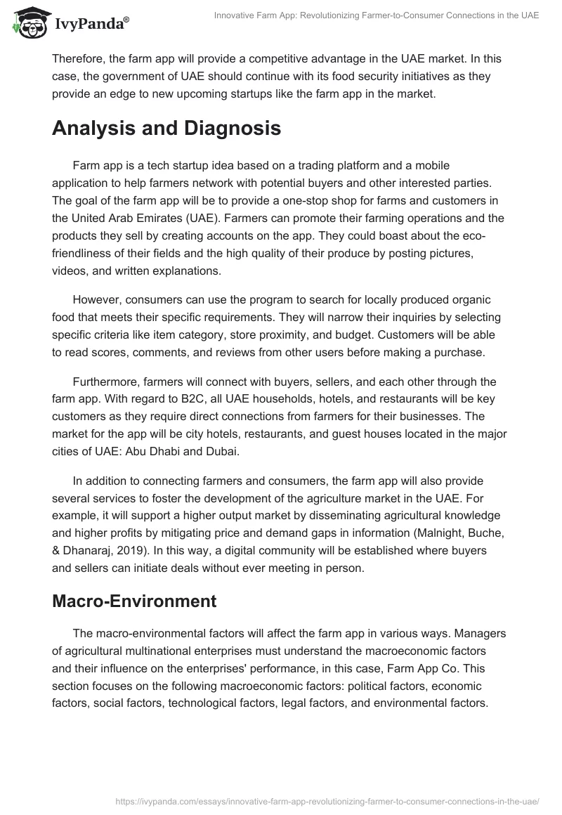 Innovative Farm App: Revolutionizing Farmer-to-Consumer Connections in the UAE. Page 2