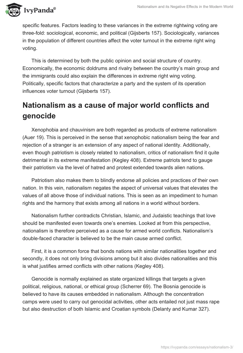 Nationalism and Its Negative Effects in the Modern World. Page 5