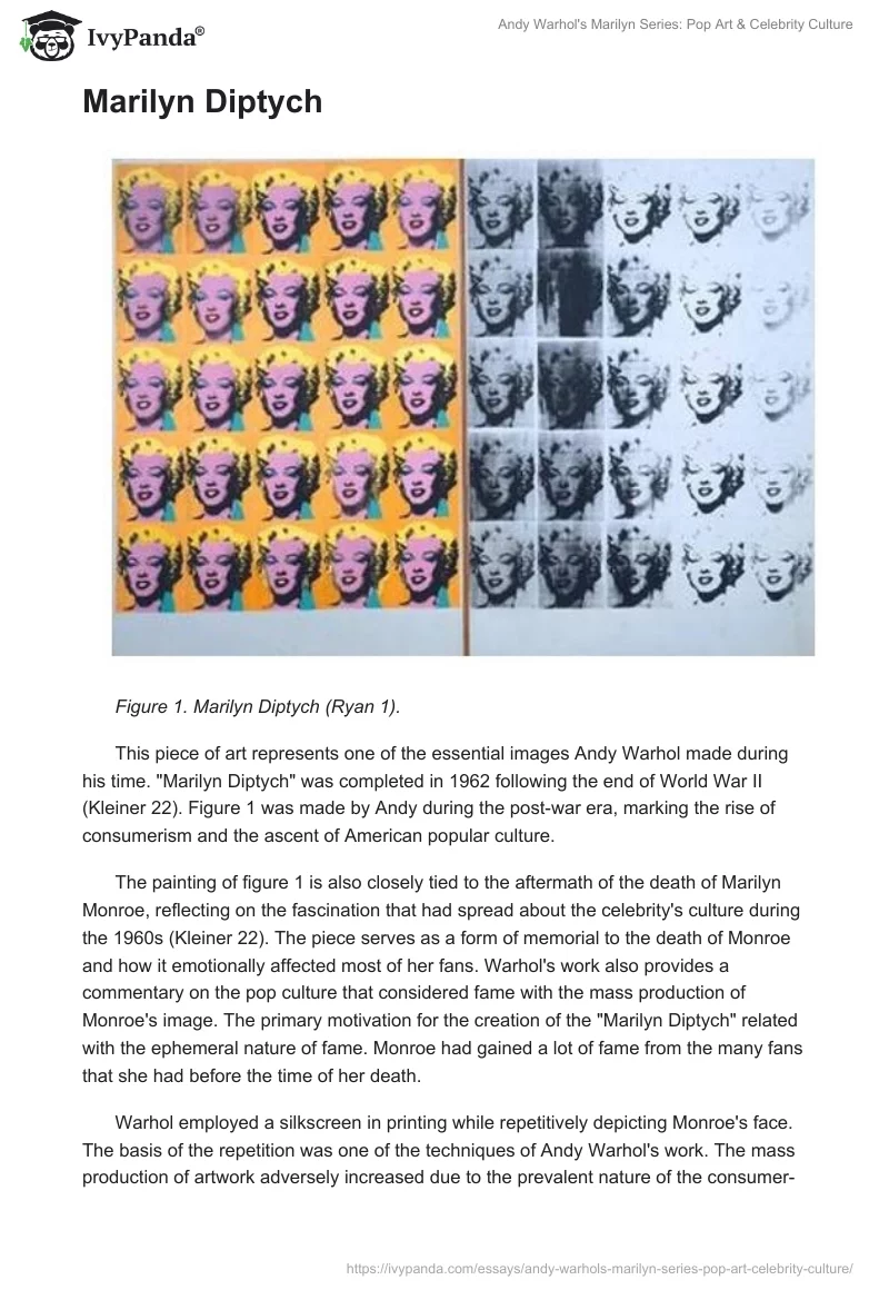 Andy Warhol's Marilyn Series: Pop Art & Celebrity Culture. Page 2