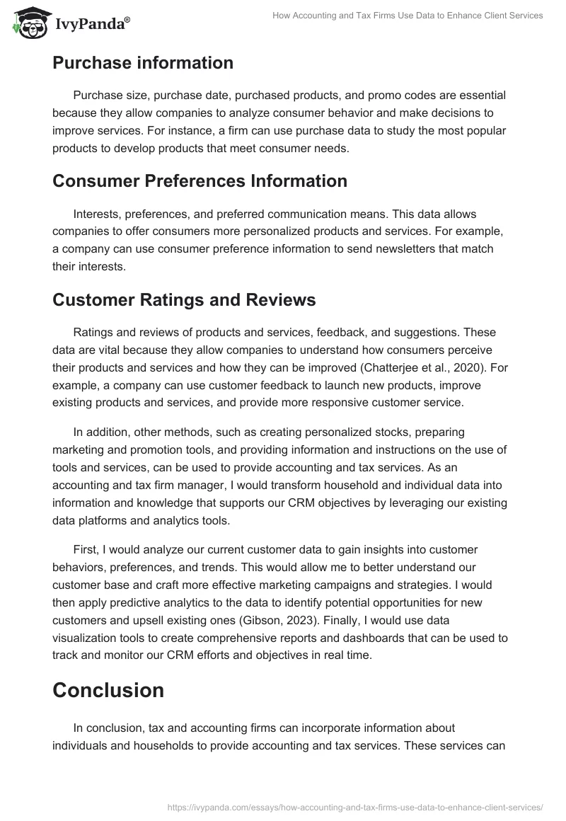 How Accounting and Tax Firms Use Data to Enhance Client Services. Page 2