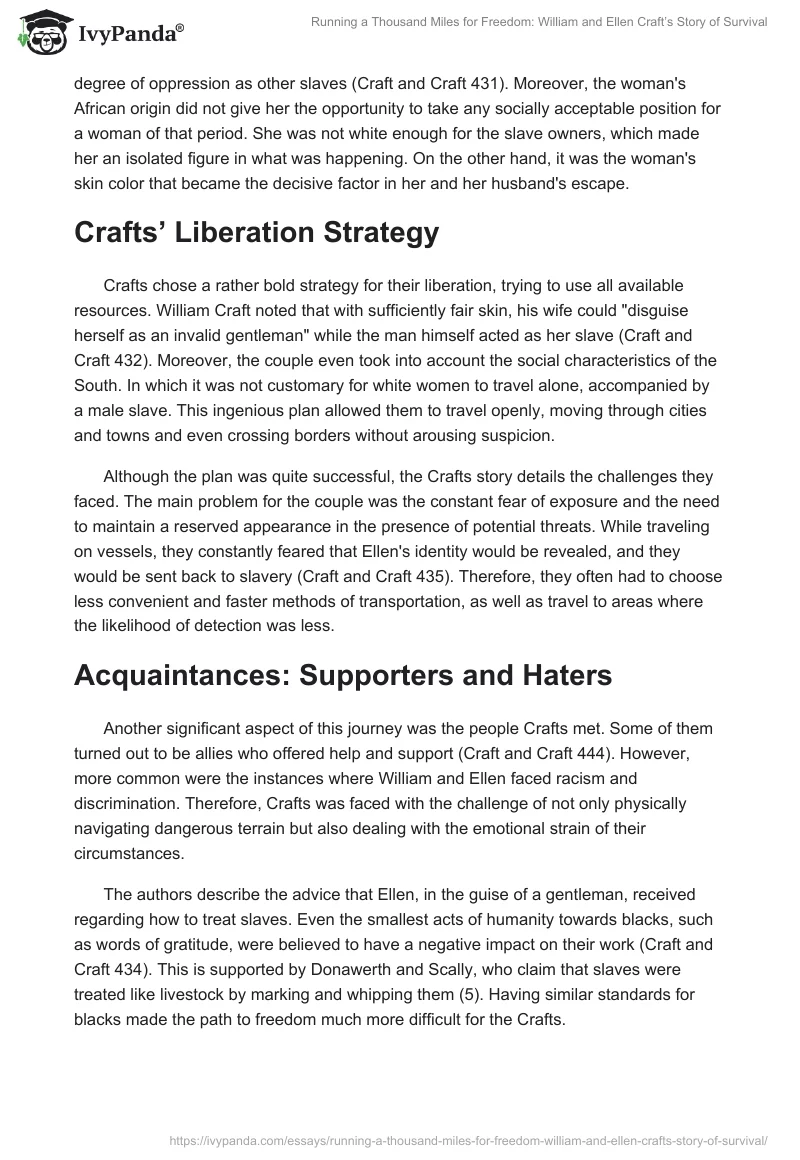 Running a Thousand Miles for Freedom: William and Ellen Craft’s Story of Survival. Page 2