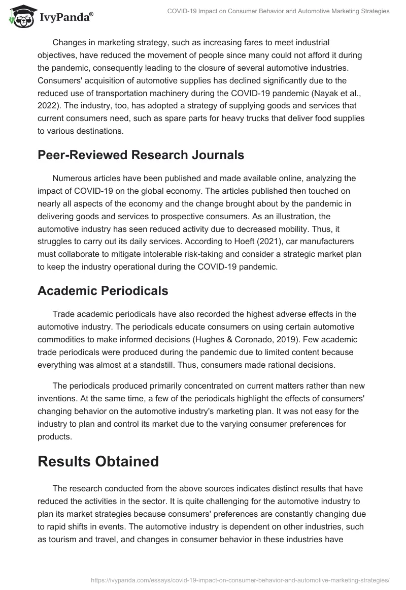 COVID-19 Impact on Consumer Behavior and Automotive Marketing Strategies. Page 2