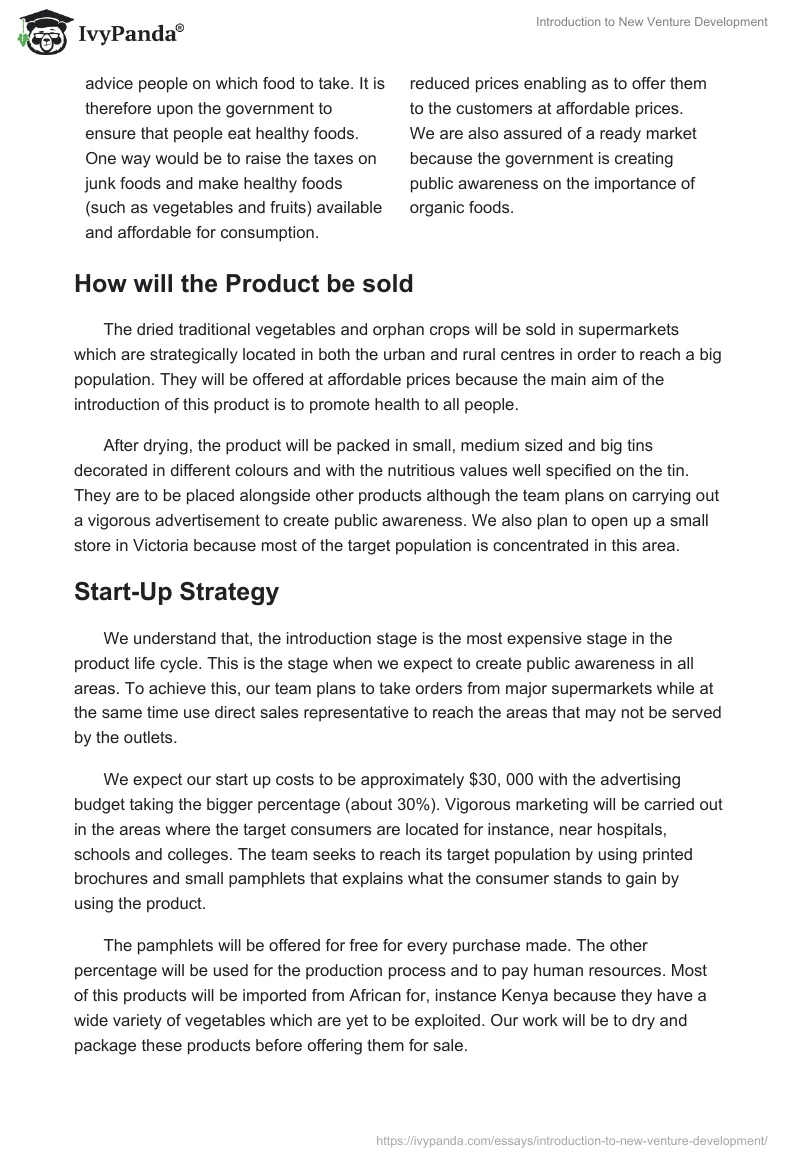 Introduction to New Venture Development. Page 5