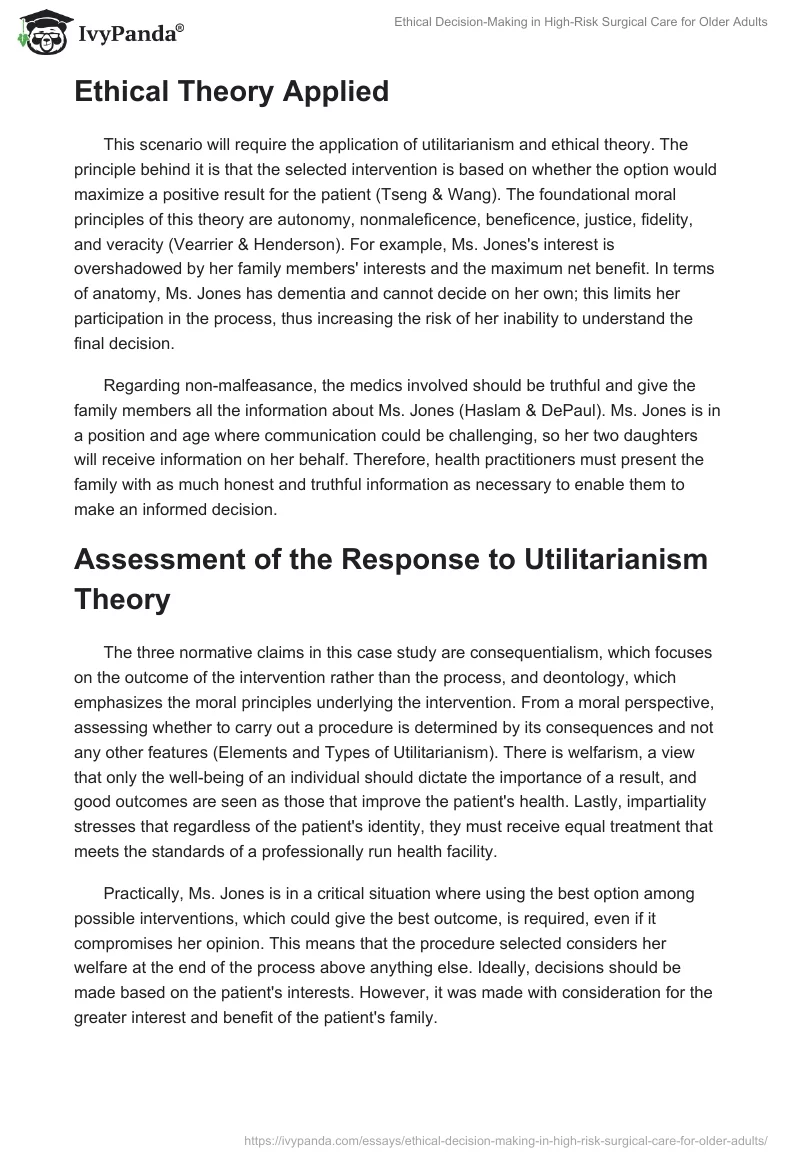 Ethical Decision-Making in High-Risk Surgical Care for Older Adults. Page 2