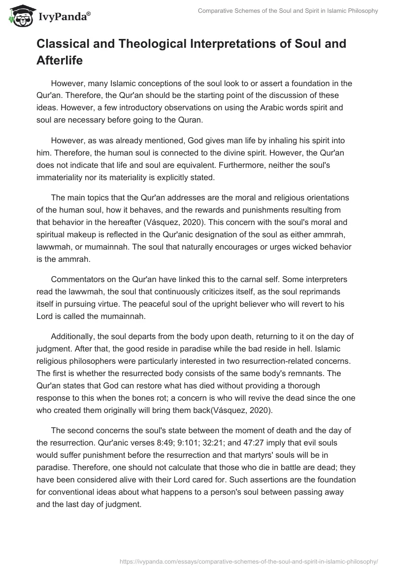 Comparative Schemes of the Soul and Spirit in Islamic Philosophy. Page 2