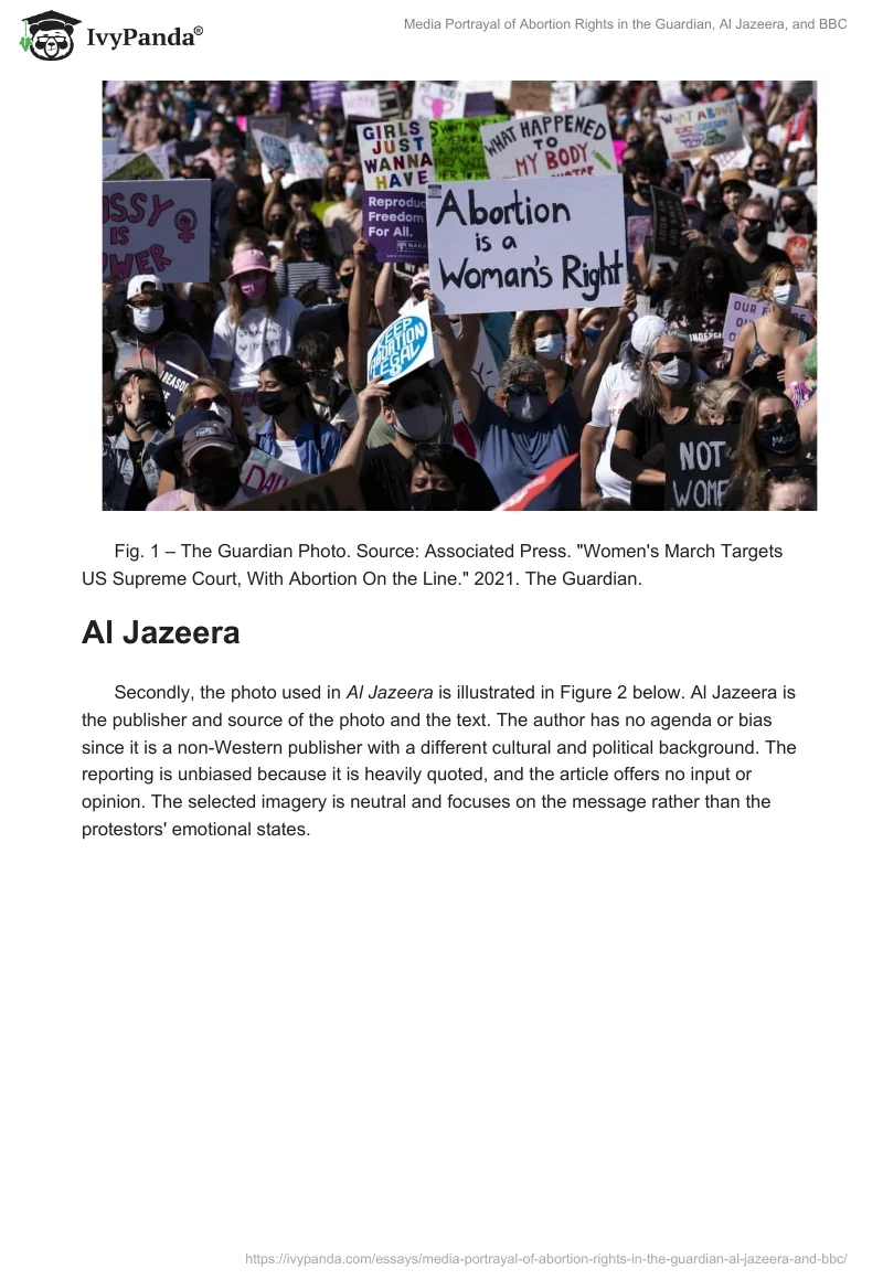 Media Portrayal of Abortion Rights in the Guardian, Al Jazeera, and BBC. Page 2