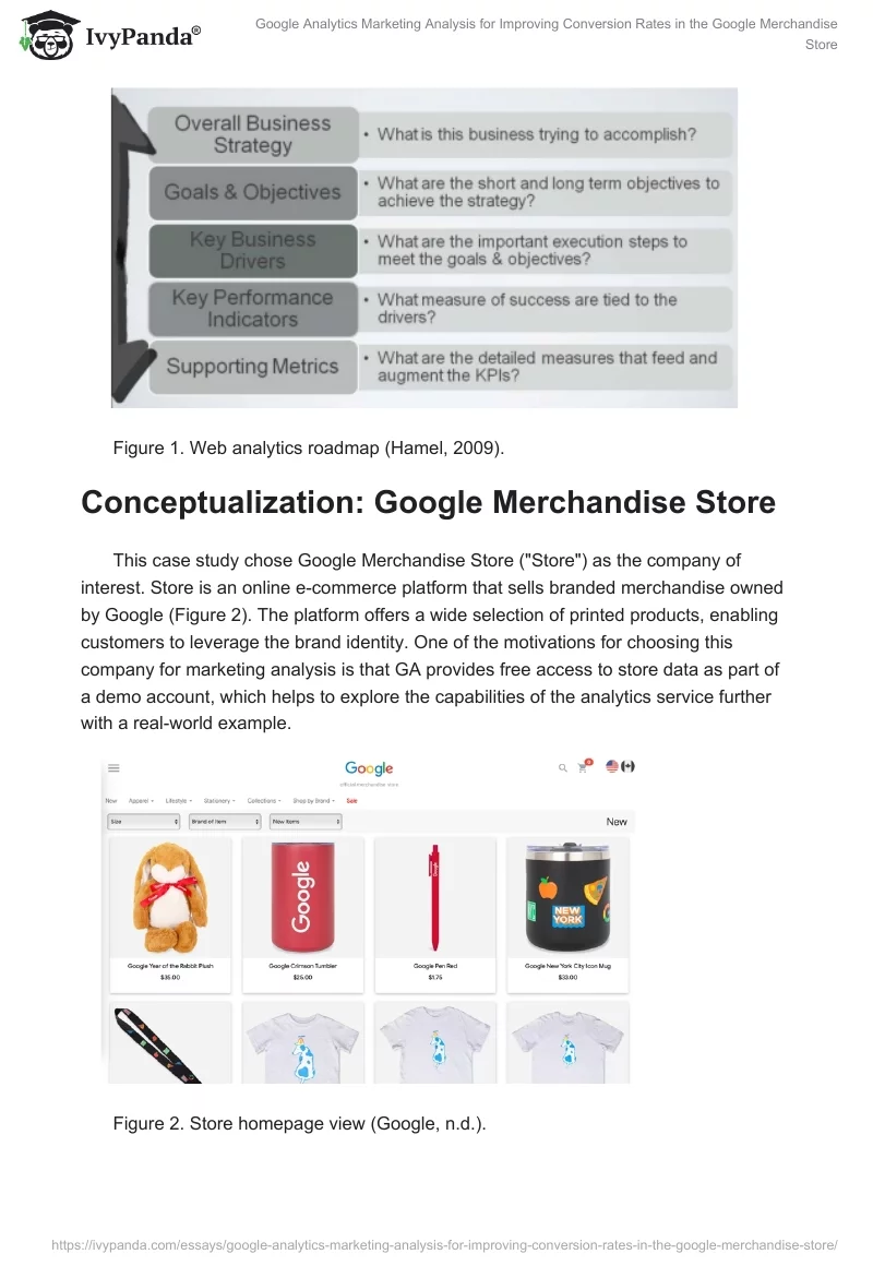 Google Analytics Marketing Analysis for Improving Conversion Rates in the Google Merchandise Store. Page 2
