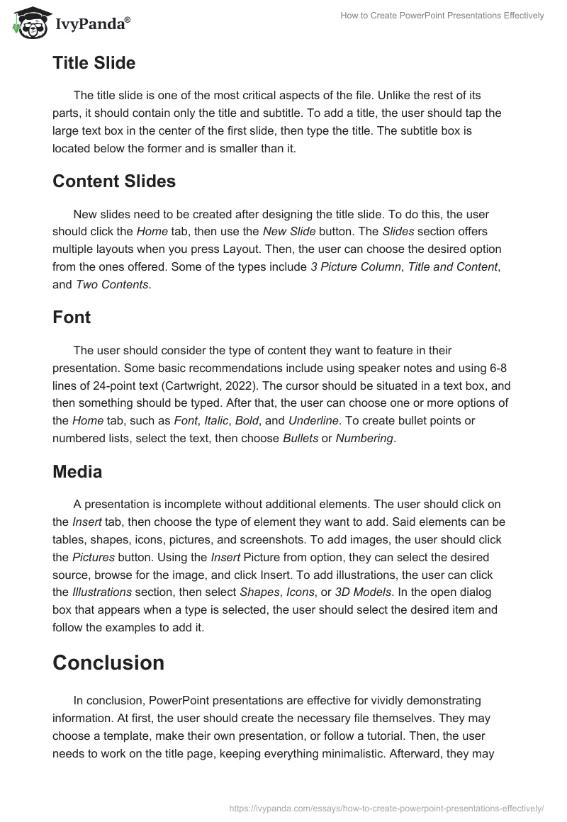 How to Create PowerPoint Presentations Effectively. Page 2