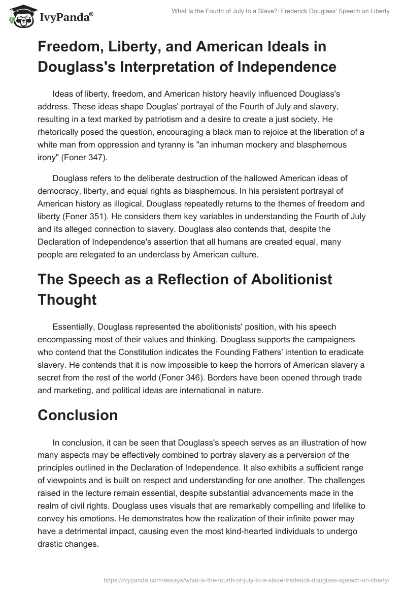"What Is the Fourth of July to a Slave?": Frederick Douglass' Speech on Liberty. Page 2