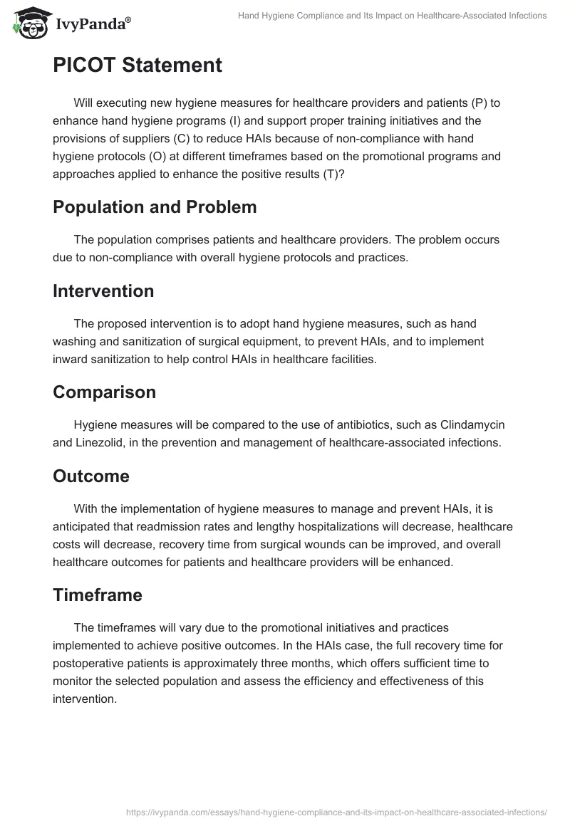Hand Hygiene Compliance and Its Impact on Healthcare-Associated Infections. Page 2