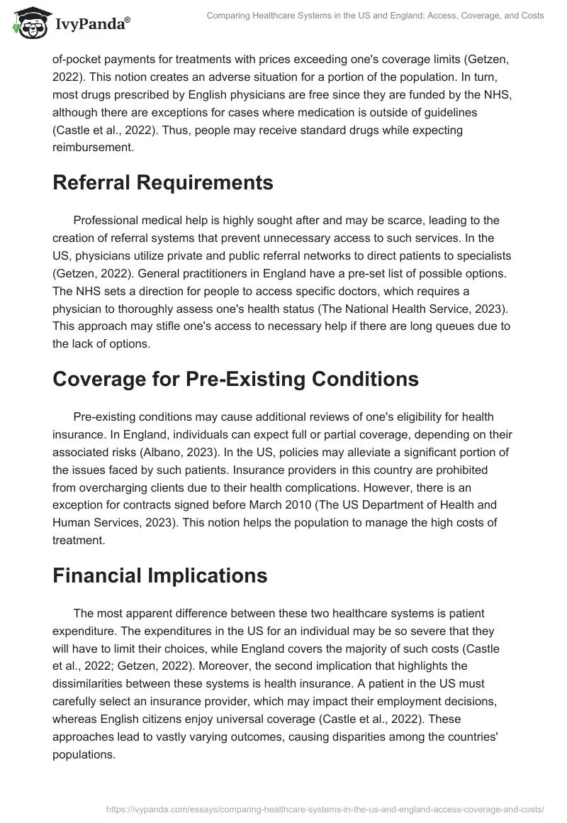 Comparing Healthcare Systems in the US and England: Access, Coverage, and Costs. Page 2
