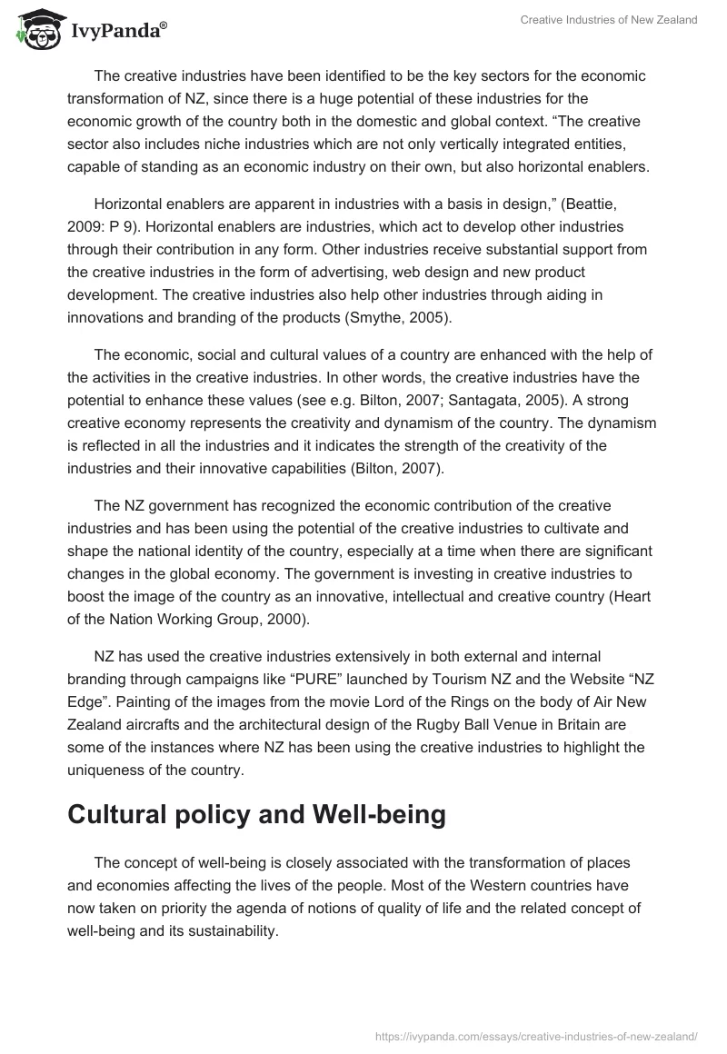 Creative Industries of New Zealand. Page 3
