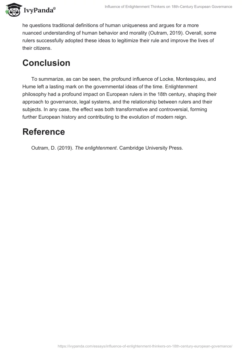 Influence of Enlightenment Thinkers on 18th-Century European Governance. Page 2