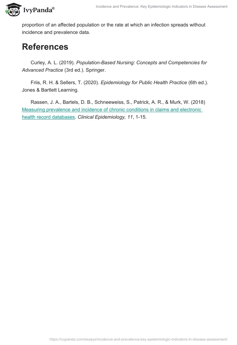 Incidence and Prevalence: Key Epidemiologic Indicators in Disease Assessment. Page 2