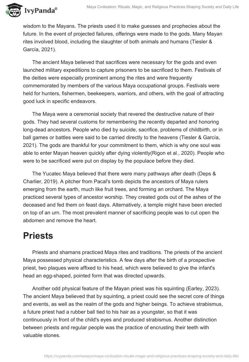 Maya Civilization: Rituals, Magic, and Religious Practices Shaping Society and Daily Life. Page 2